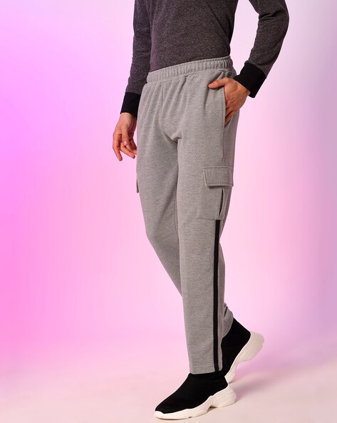 Buy Grey Track Pants for Men by Campus Sutra Online