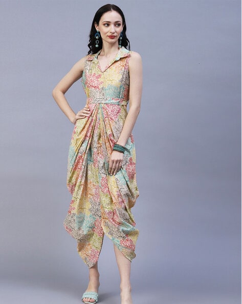 Buy Multicoloured Dresses Gowns for Women by Fashor Online Ajio