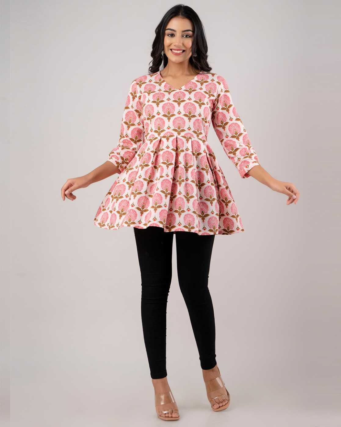 fcity.in - Vaasn Elegant Flared Short Kurti / Festive Special Kashvi