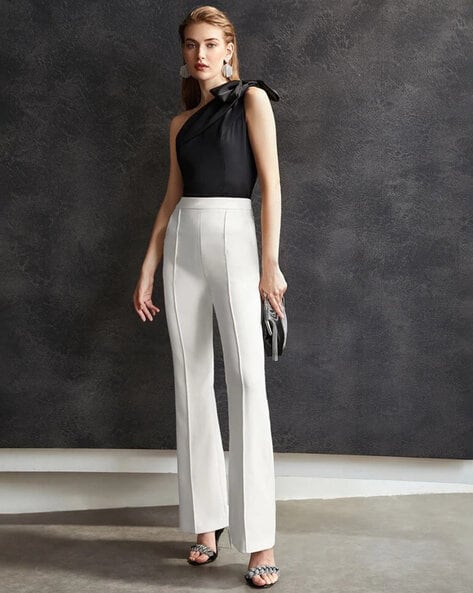 Alani Pants White High Waisted Pants | Afterpay | Zip Pay | Sezzle