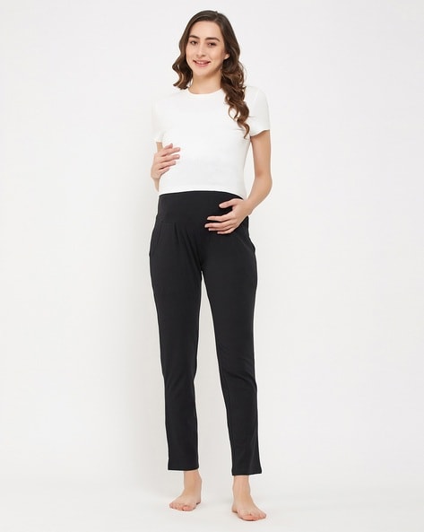 Buy LENAM Cotton Lycra Stretchable Maternity Leggings with Adjustable Waist  Online In India At Discounted Prices