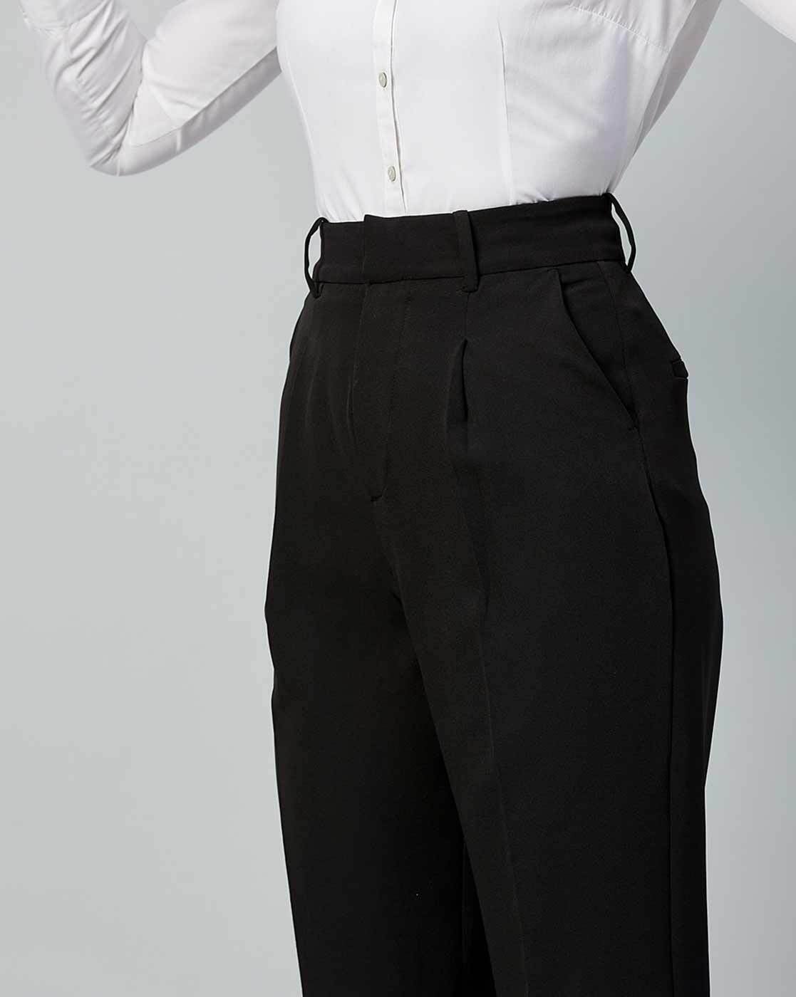 Wide Leg Trousers - Buy Wide Leg Trousers online in India