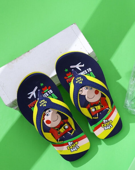 Buy Black Flip Flops Slipper for Boys by Doctor Extra Soft