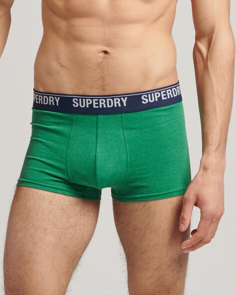 Pack of 3 Brand-Knit Trunks