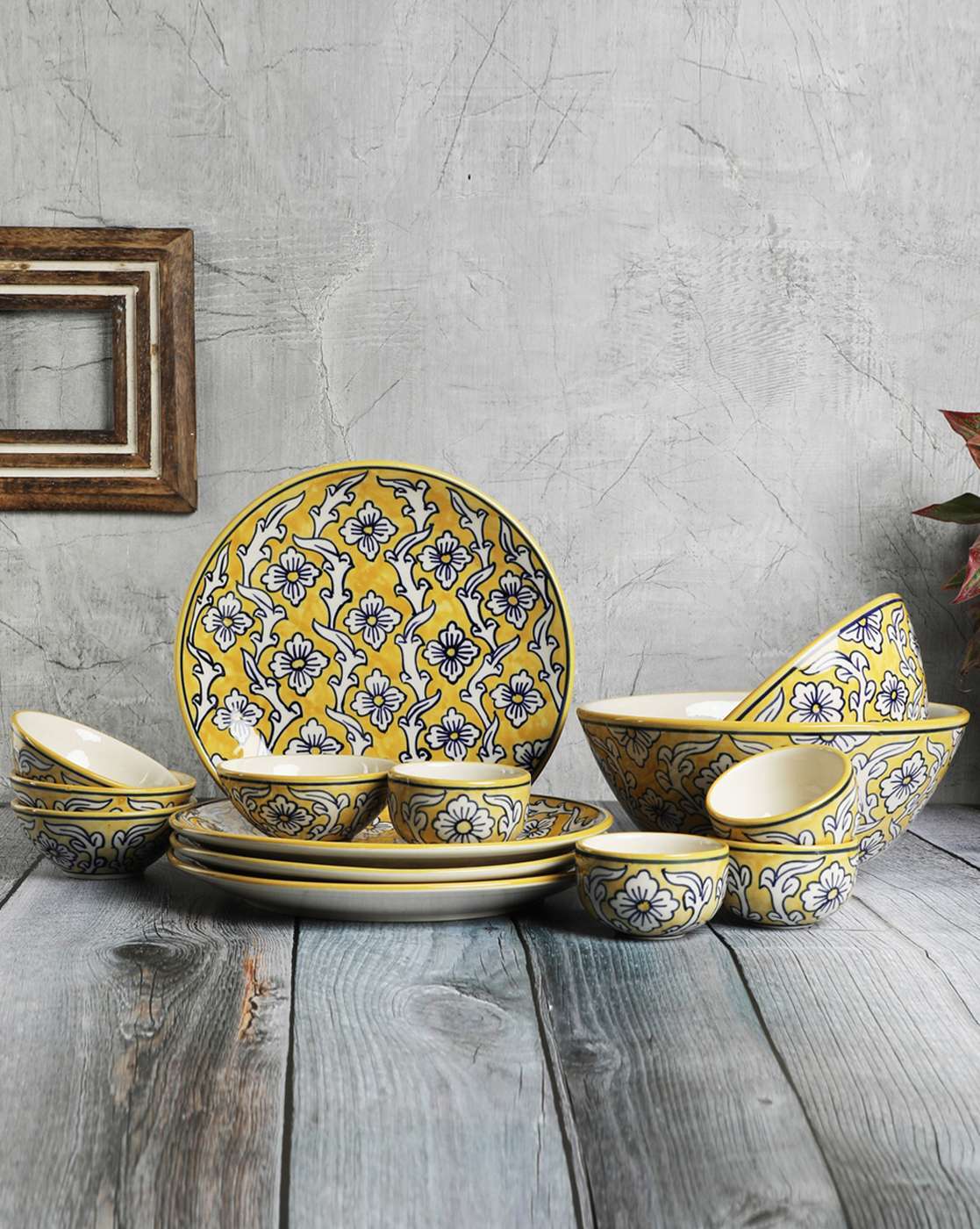 Buy Yellow Serveware & Drinkware for Home & Kitchen by