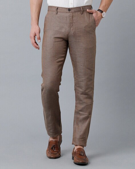 Slim Fit Trousers with Insert Pockets