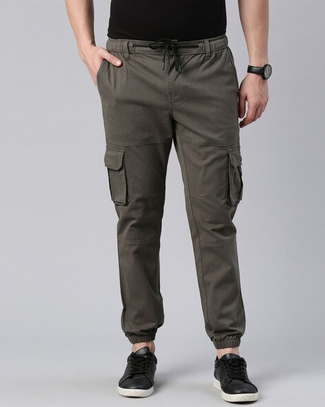 Buy Beige Trousers & Pants for Men by HUBBERHOLME Online