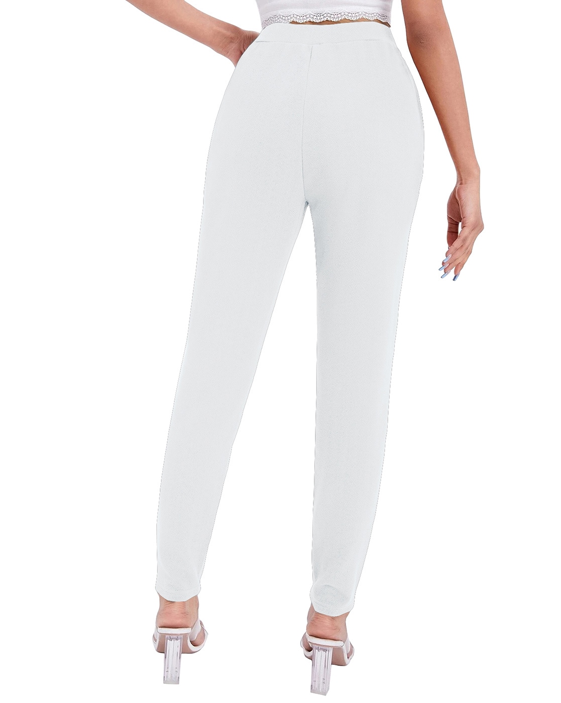 Womens High Waisted Pants - Buy Womens High Waisted Pants online at Best  Prices in India | Flipkart.com