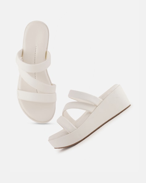 All white hot sale sandals