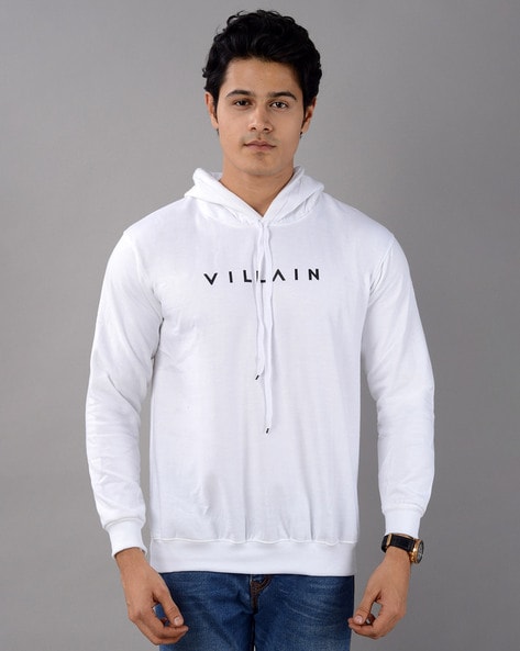 Mens designer hotsell white sweatshirt