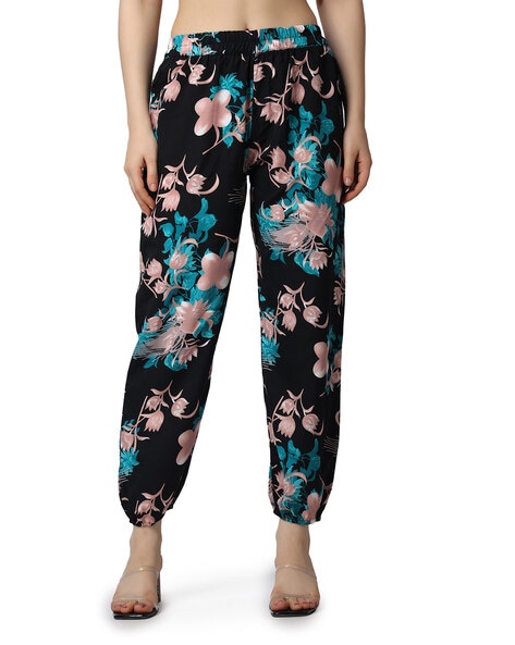 Women's cheap floral joggers