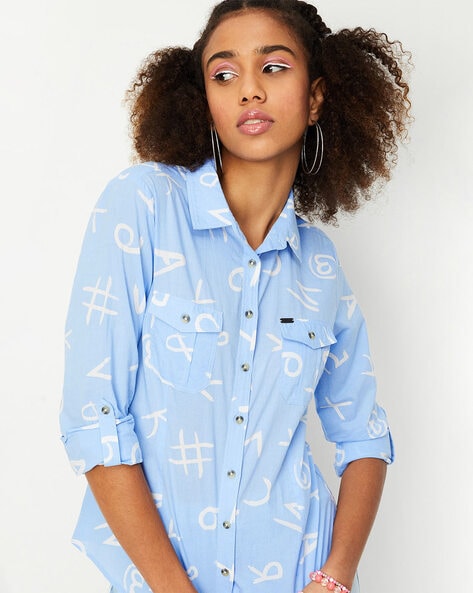 light aqua shirt womens