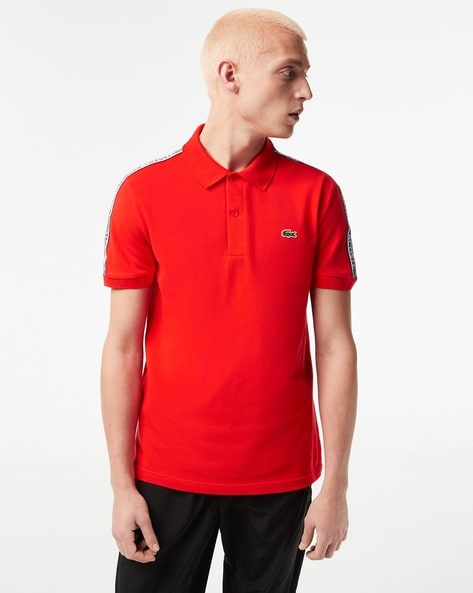 Polo outlet lacoste roja