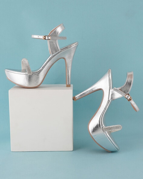 ZALISSA SILVER High Heels | Buy Women's HEELS Online | Novo Shoes NZ