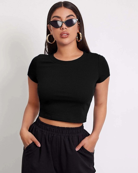 Buy Black Tops for Women by BLACK SCISSOR Online