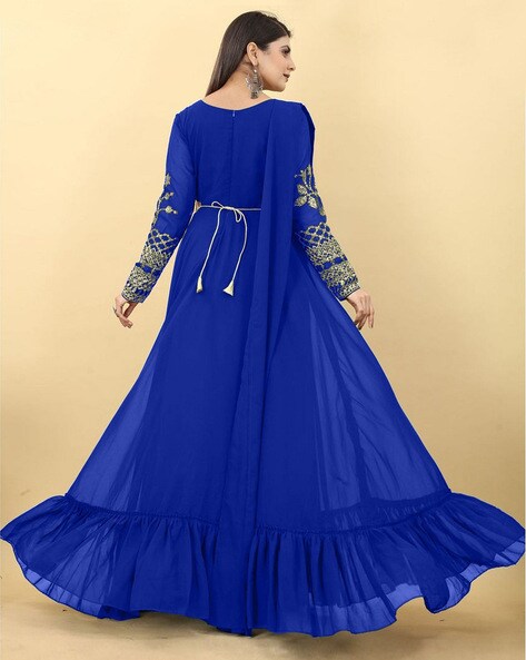 Elegant Two-piece Prom Dresses Fashionable Tulle & Satin Jewel Neckline  A-Line Long Evening Dress