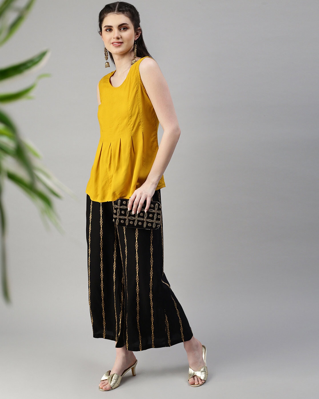 Buy Black Trousers & Pants for Women by Kryptic Online