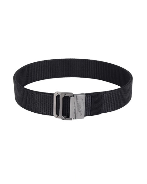 Winsome deal men's black synthetic leather auto lock buckle belts.