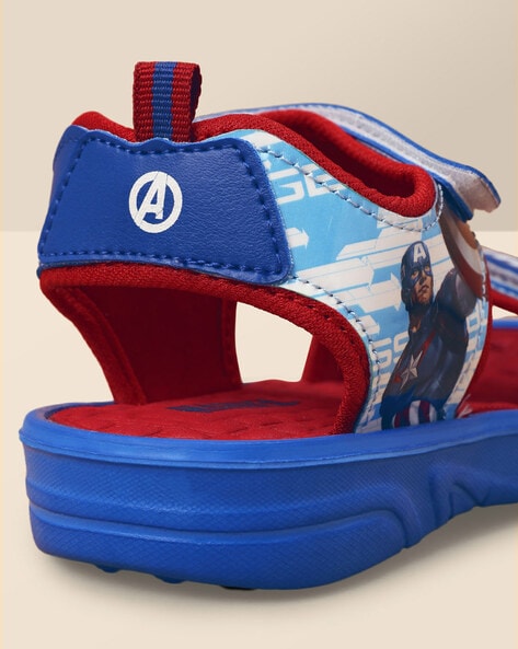 Marvel Captain America Sandals Kids Med (11/12) NWT Comments
