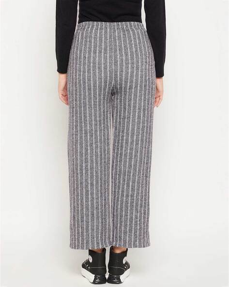 Buy Grey Trousers & Pants for Women by Bitterlime Online