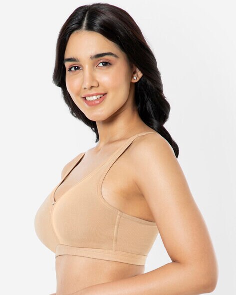 Heathered Non-Wired Full-Coverage Bra