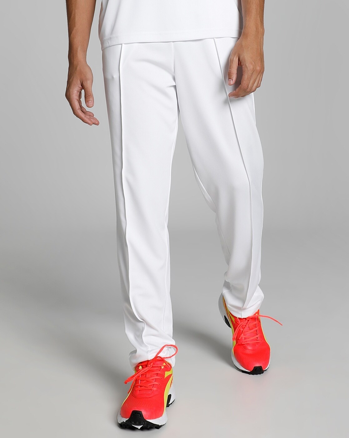 Buy PUMA X One8 Men Elevated Slim Fit Track Pants - Track Pants for Men  25071556 | Myntra