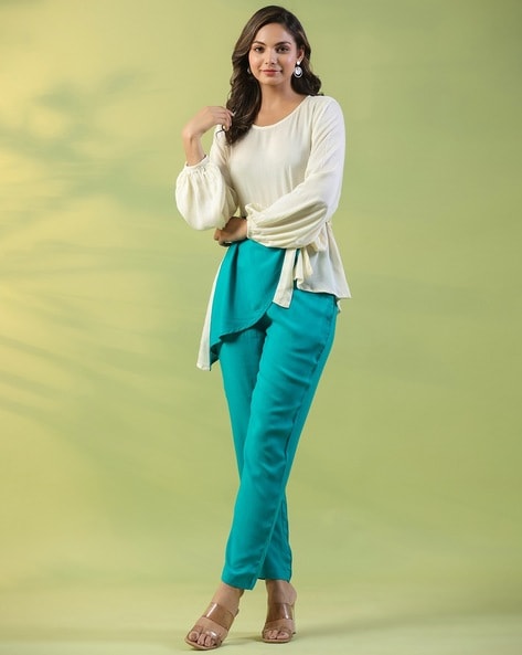 Buy Sea Green Suit Sets for Women by MIRARI Online  Ajiocom