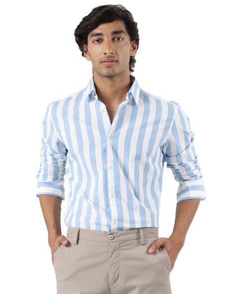 Rare Rabbit Slim Fit Shirt with Spread Collar