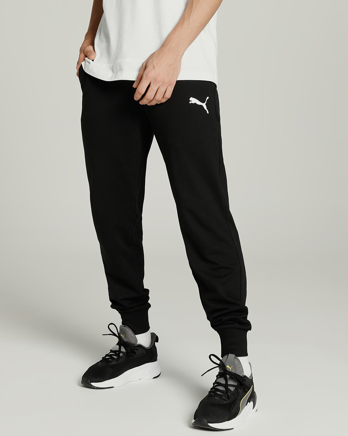 Buy Puma black Track Pants for Men by PUMA Online | Ajio.com