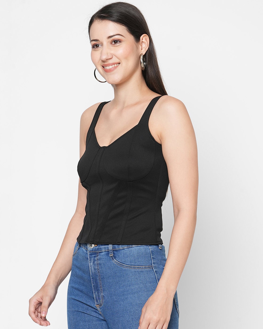 Buy Black Tops for Women by Mish Online