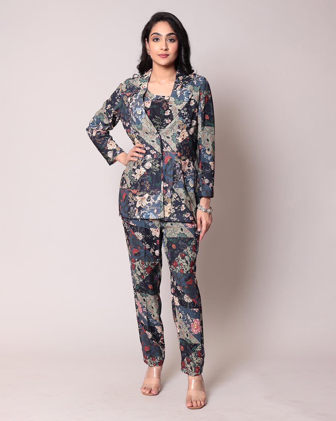 House of Cavani Georgi Floral Suit Trousers  Clothing from House Of Cavani  UK