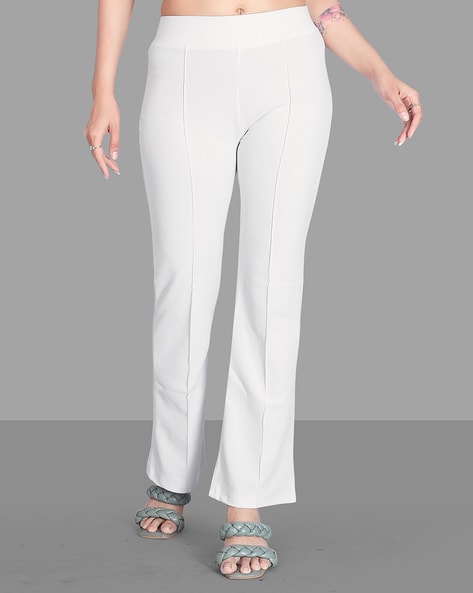 Buy White Trousers & Pants for Men by JAINISH Online | Ajio.com