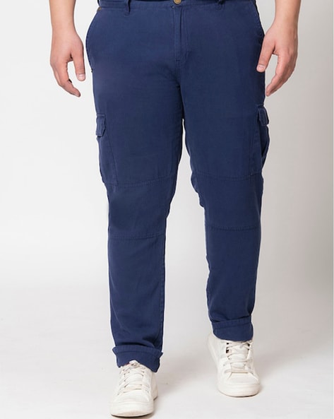 Buy Blue Trousers & Pants for Men by IVOC Online