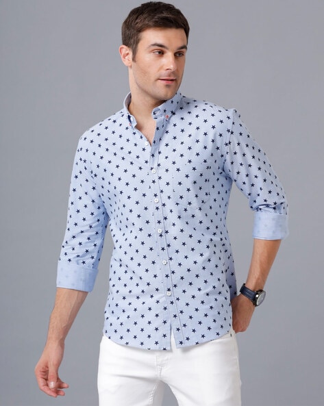 Buy Blue Shirts for Men by YOVISH Online