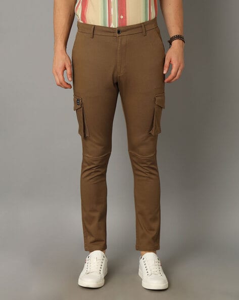 Buy Grey Trousers & Pants for Men by SNITCH Online | Ajio.com