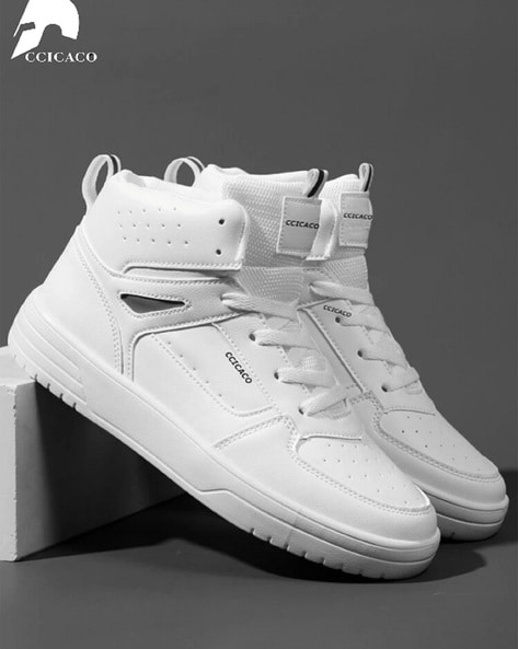 White high tops for on sale boys