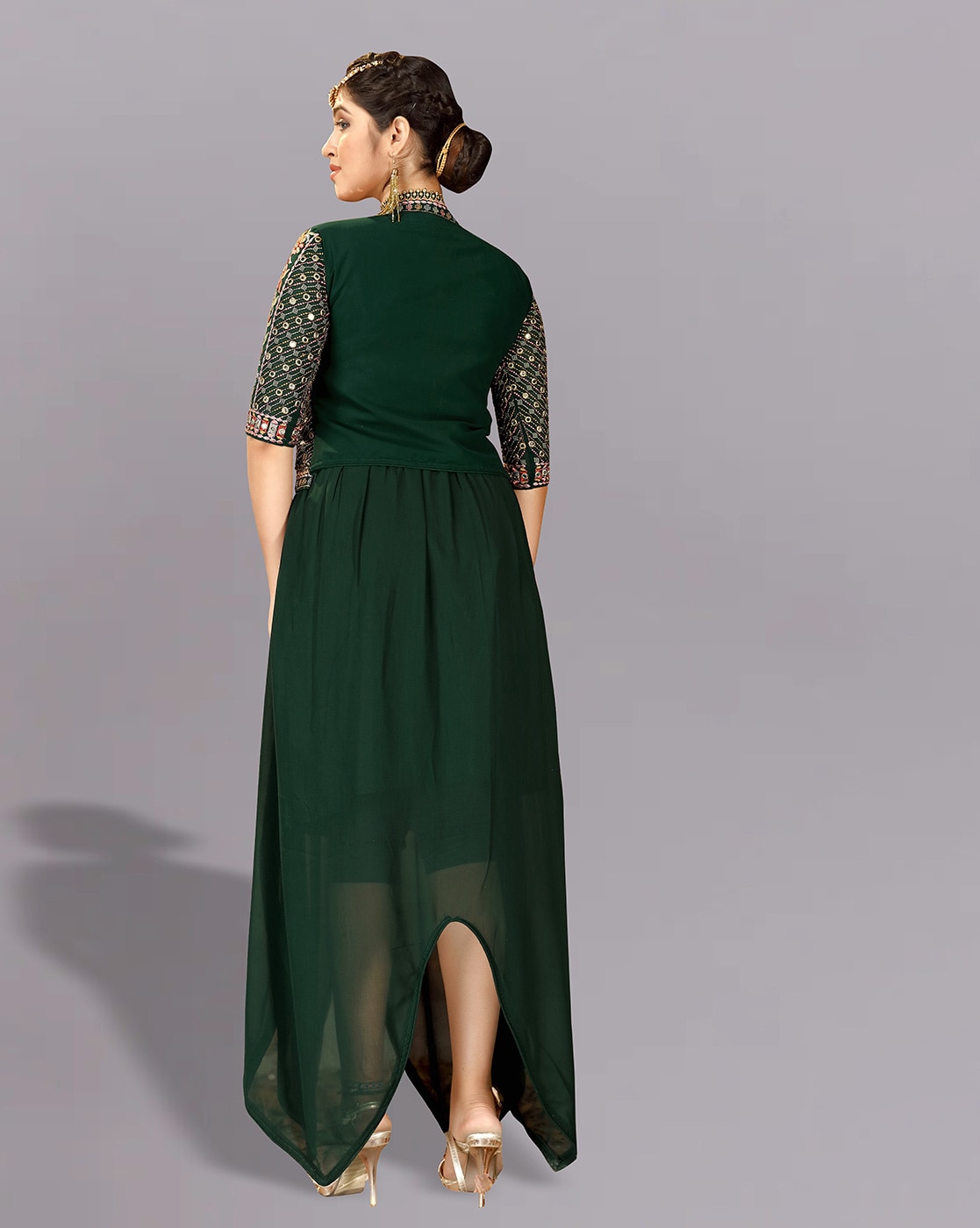 Buy Green Dresses & Gowns for Women by MISS ETHNIK Online