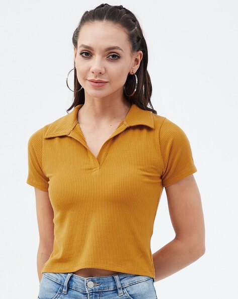 Buy MUSTARD Tops for Women by HARPA Online