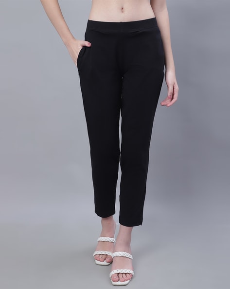 Buy Black Trousers & Pants for Women by Cantabil Online