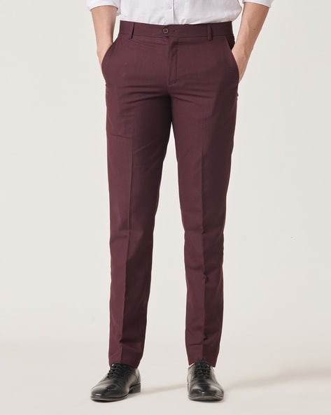 Plus Size Wine Red Stretch Tapered Trousers | Size 22 women, Tapered  trousers, Plus size women
