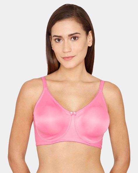 Buy Zivame Tuscan Romance True Curv Double Layered Wired 3/4th Coverage  Super Support Bra - Orange online