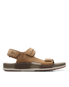 Clarks open on sale toe sandals