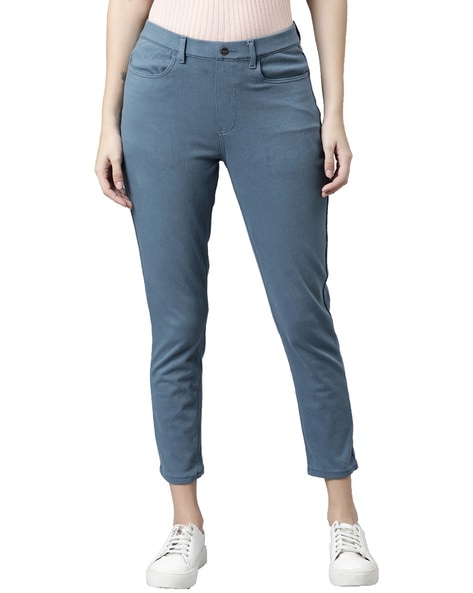 Buy Blue Jeans & Jeggings for Women by GO COLORS Online