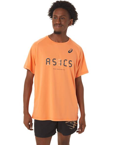 asics orange t shirt