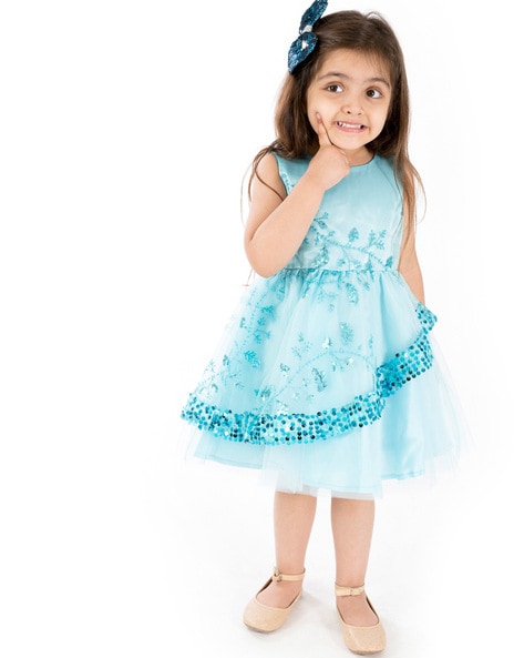 Baby girl 2024 turquoise dress