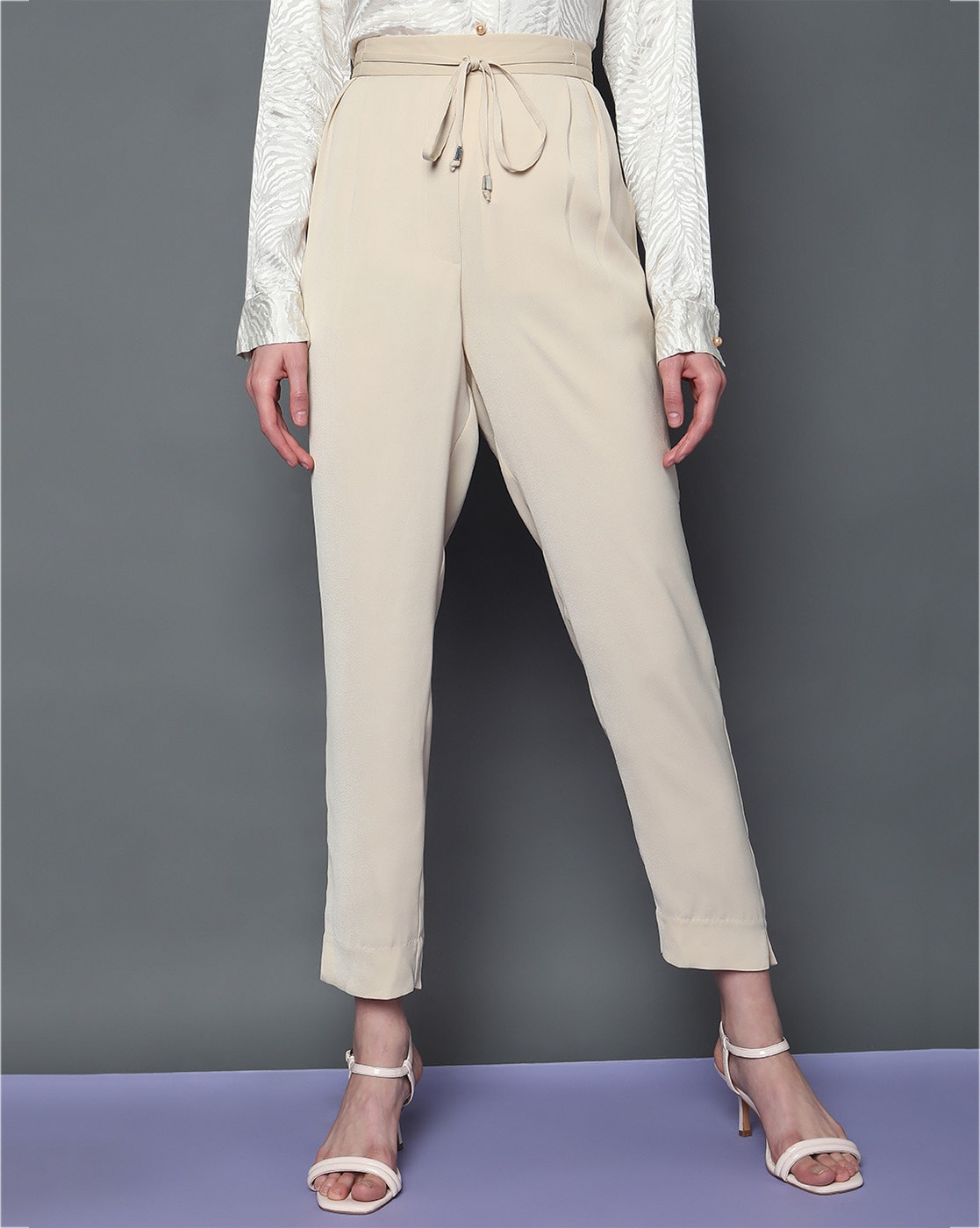 Buy Black Trousers  Pants for Women by Vero Moda Online  Ajiocom