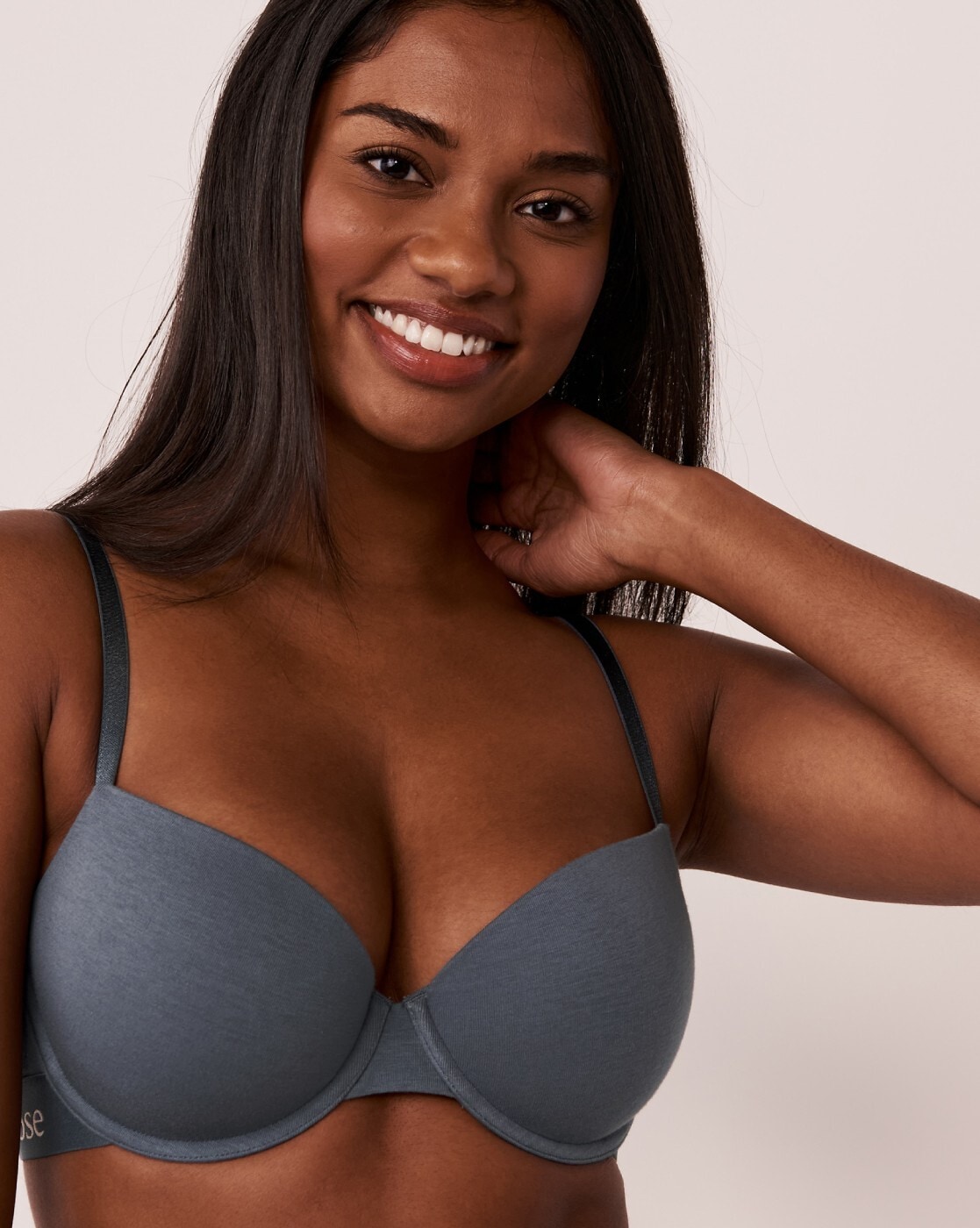 Buy La Vie En Rose 3/4th Coverage Minimiser Bra, Blue Color Women