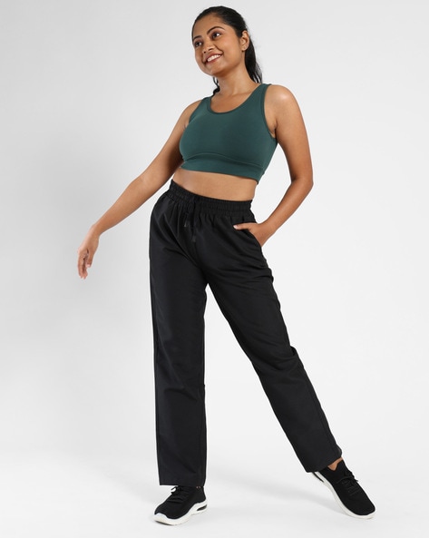 Buy Black Track Pants for Women by BLISSCLUB Online