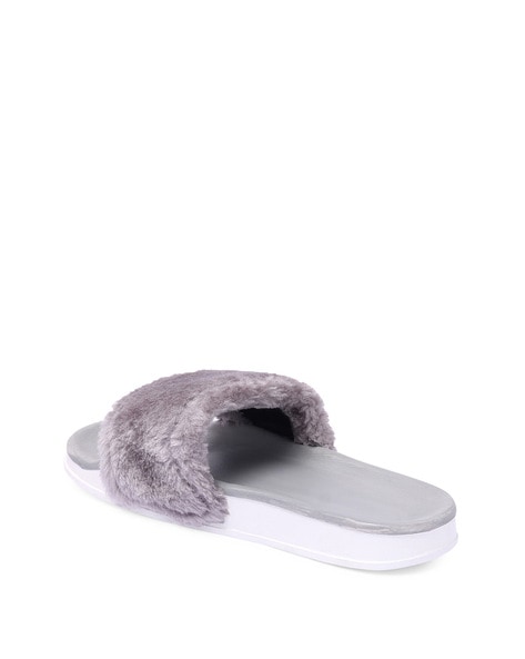 Buy Grey Flip Flop & Slippers for Women by LONGWALK Online