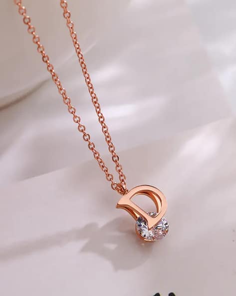 Buy Rose Gold-Toned Necklaces Pendants for Women by Jewels